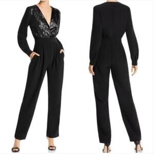 Lini Stella Sequined Long Sleeve Jumpsuit